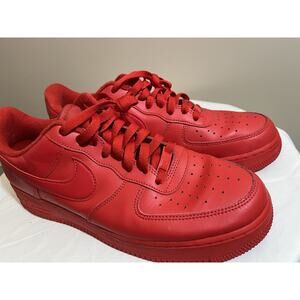 Men’s Nike Air Force 1 Red/ Size 11/ GREAT Condition Ready To Be Bought!